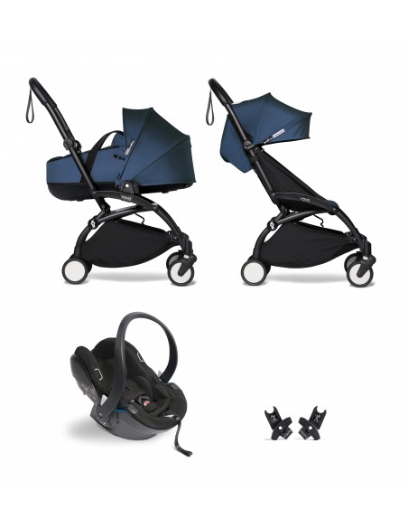 YOYO2 Trio Bassinet Negro Navy Blue.