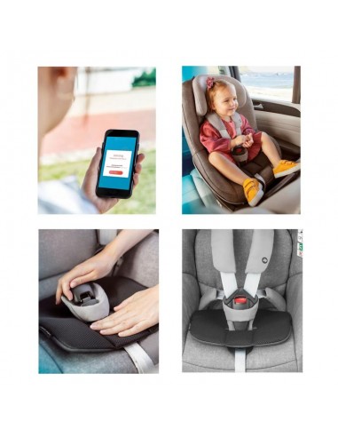 PACK Silla auto Maxi-Cosi MICA giratoria 360º con espejo y protector asiento
