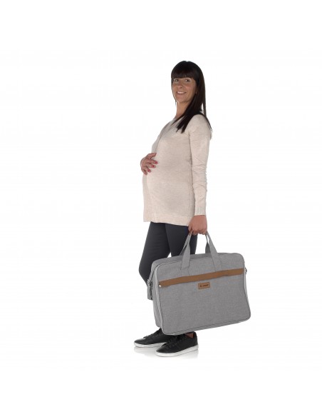 Jane Bolso maternidad Clinic Bag Grey.