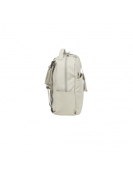 Bimbi mochila Quilt gris beig