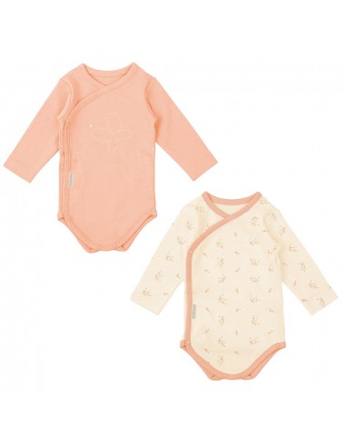 Bimbi Casual Pack 2 bodys ml Dalia rosa