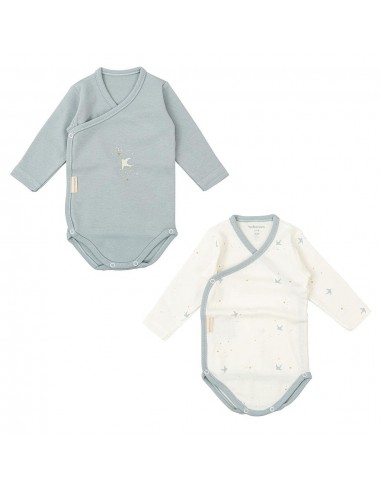 Bimbi Casual Pack 2 bodys ml Spring azul