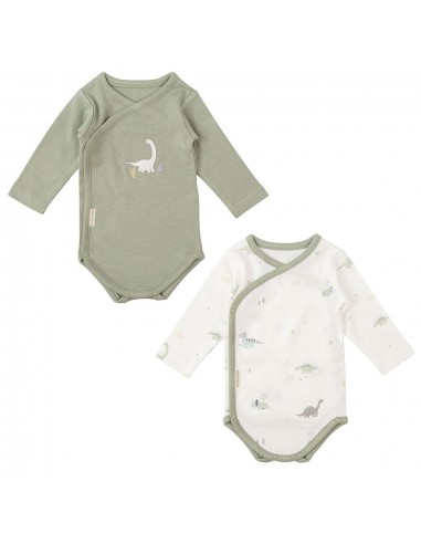 Bimbi Casual Pack 2 bodys ml Trex verde