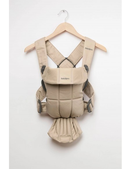 Mochila Porta Bebé Mini woven beige