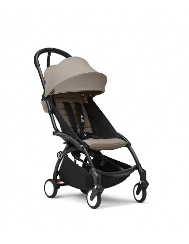 STOKKE Sillita YOYO3 negro taupe 6+