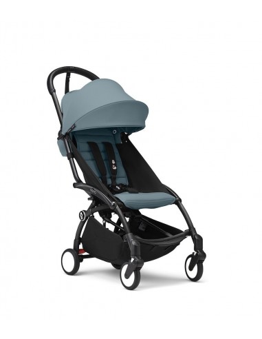 STOKKE Sillita YOYO3 negro aqua 6+