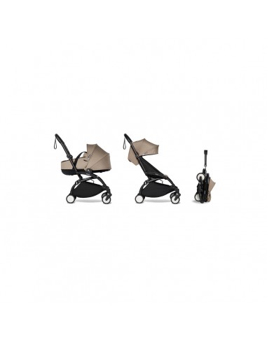 YOYO3 negro duo basinet taupe