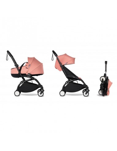 YOYO3 negro duo basinet ginger