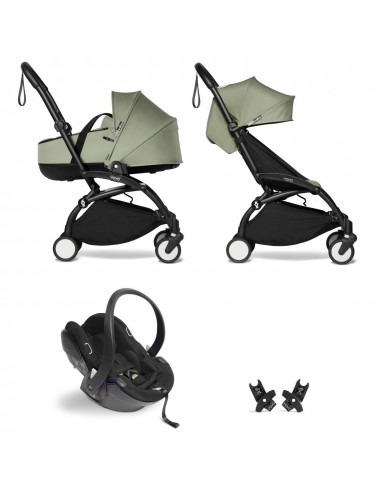 YOYO3 Trio Bassinet Negro olive