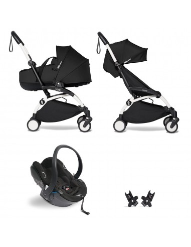 YOYO3 Trio Bassinet Blanco black