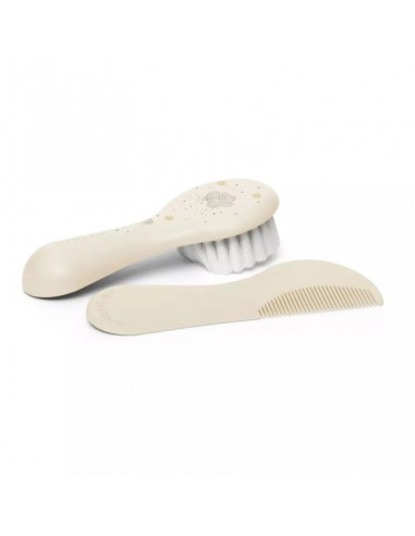 Suavinex Set de cepillo y peine beige