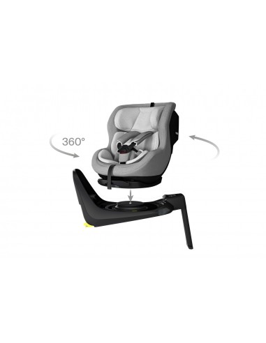 Thule silla coche Elm gris claro+base