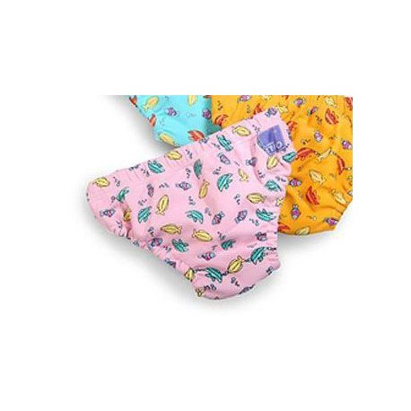 BAMBINO BAÑADOR PAÑAL PEQUEÑO PECES ROSA